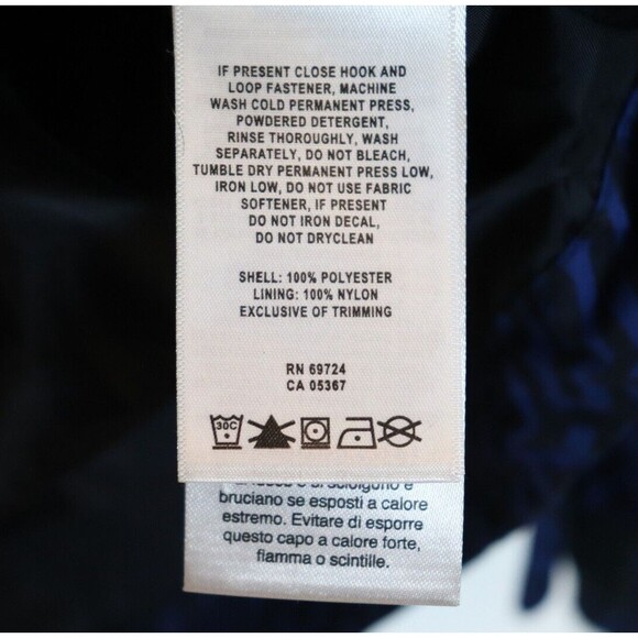 Columbia Jacket Mens Medium Blue Striped Omni‎ Heat Omni Tech Interchange Hooded - Picture 5 of 9